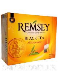 Remsey Black Tea – чорний чай класичний пакетований, 75 шт.