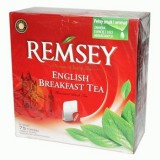 Remsey English Breakfast tea – чорний чай пакетований, 75 шт.